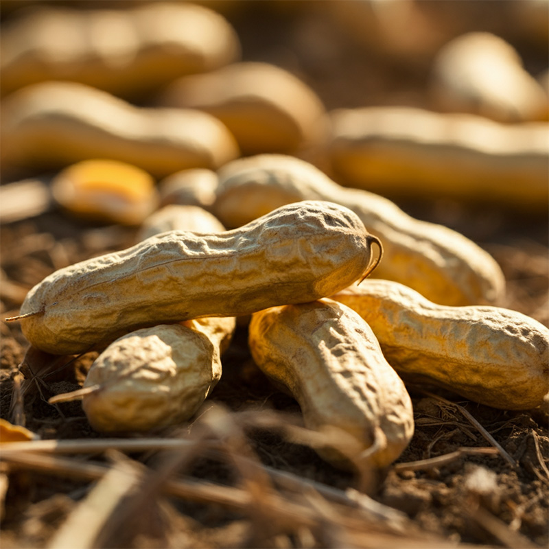 Groundnuts harvest